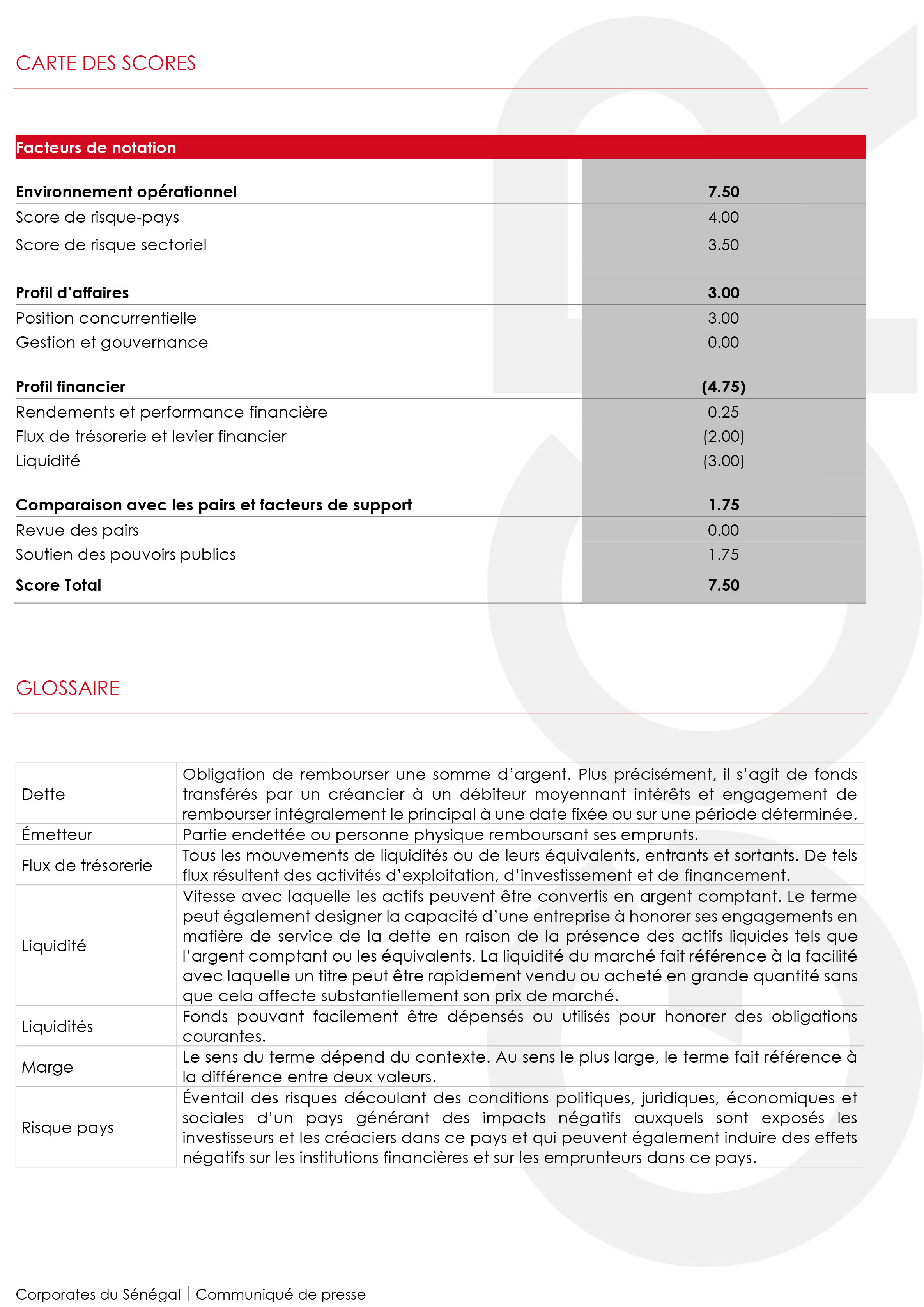 Notation financière page 4